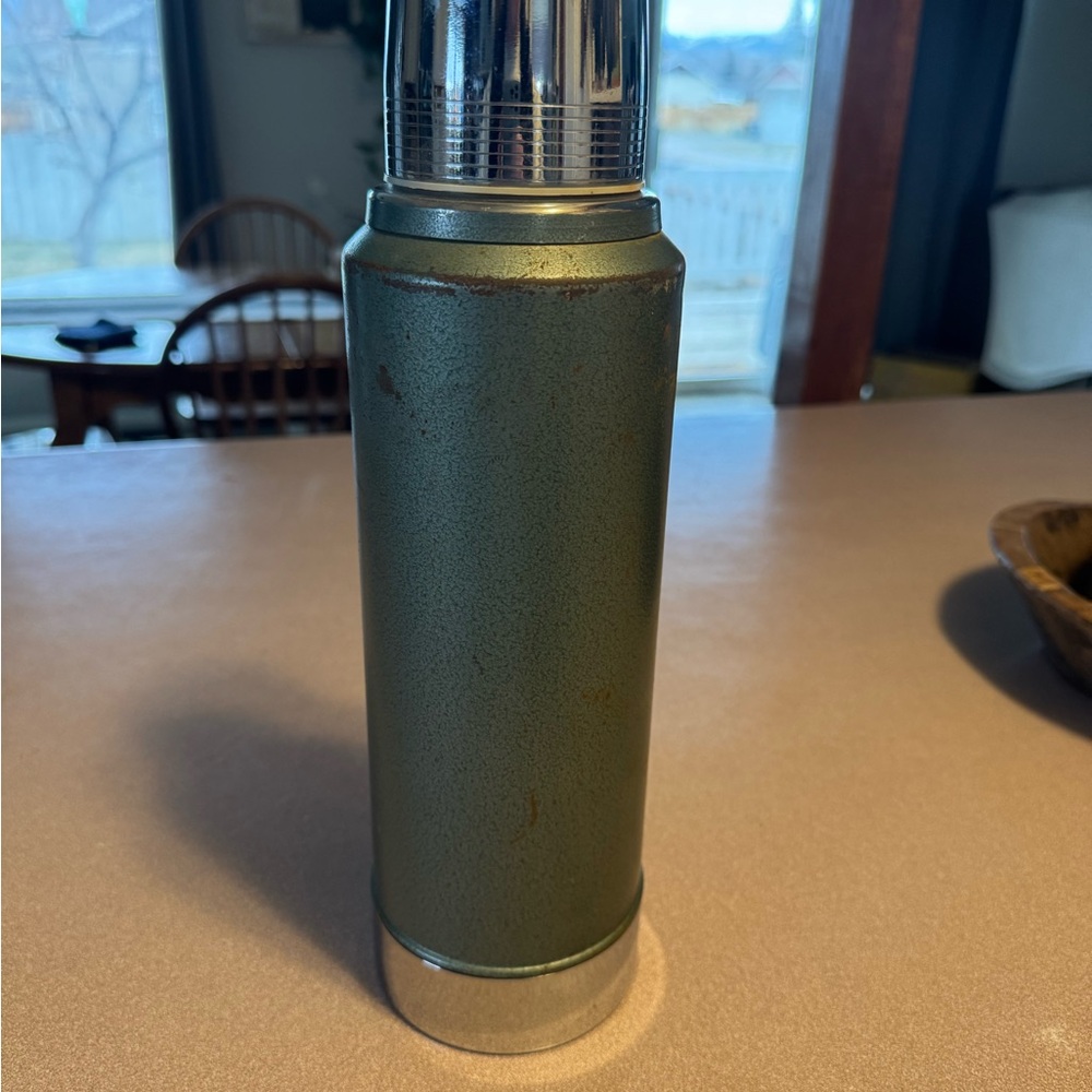 Vintage Stanley Classic Green Thermos